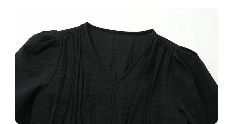 Vintage Puff Sleeve Dress – Summer 2025 Collection