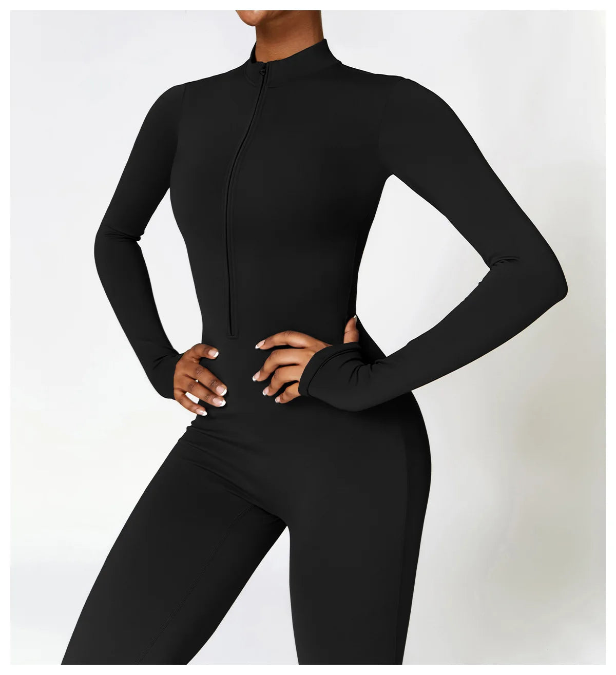 Women’s Velvet Yoga Jumpsuit – Soft Stretch Fitness Bodysuit