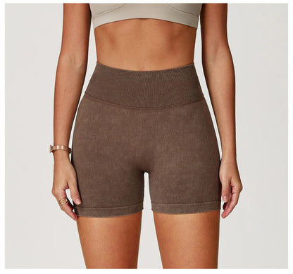 Seamless High Waist Yoga Shorts