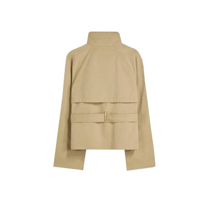 Belted Stand Collar Coat – Autumn 2025