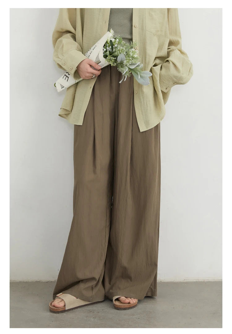 High-Waist Wide Leg Trousers – Spring/Summer 2025 Collection