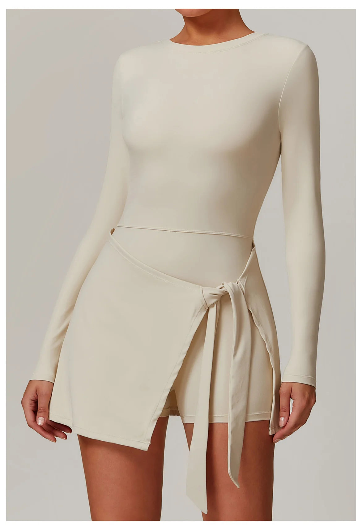 One-Piece Long Sleeve Yoga Jumpsuit