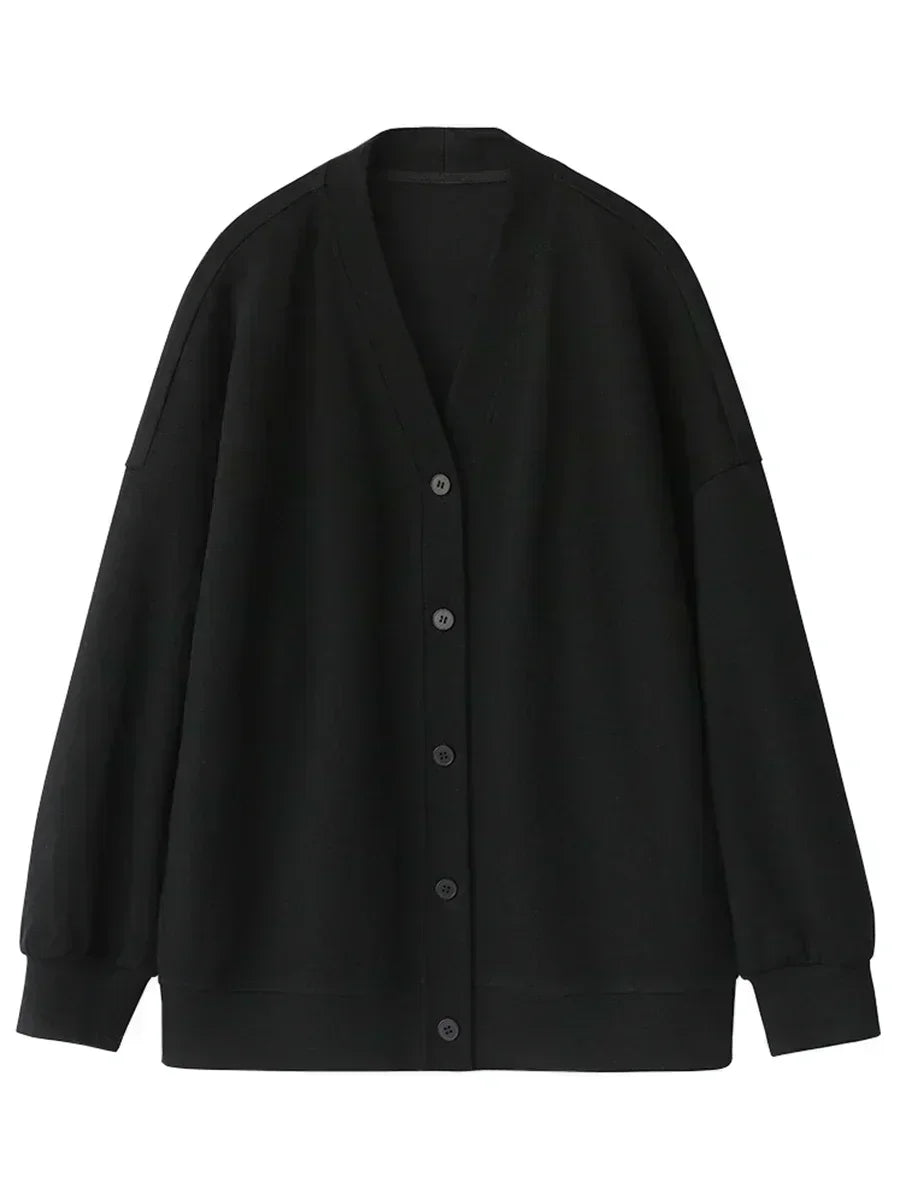 Korean V-Neck Sweatshirt – Autumn/Winter 2025