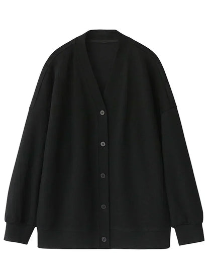 Korean V-Neck Sweatshirt – Autumn/Winter 2025