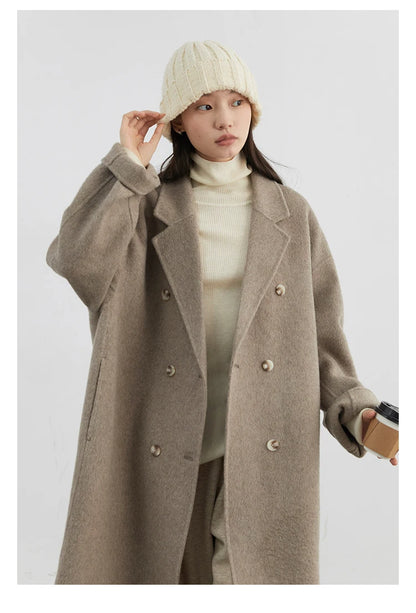 Double-Breasted Wool Coat – Autumn/Winter 2025