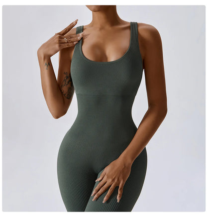 One-Piece Seamless Yoga Suit