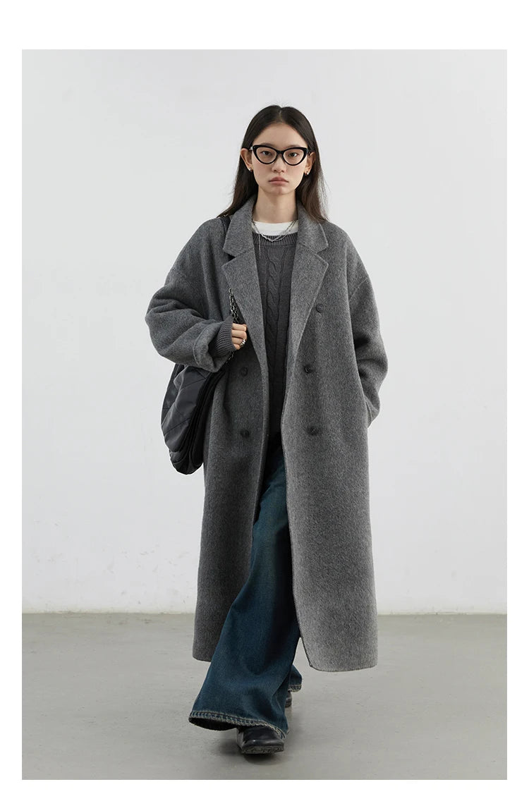 Double-Breasted Wool Coat – Autumn/Winter 2025