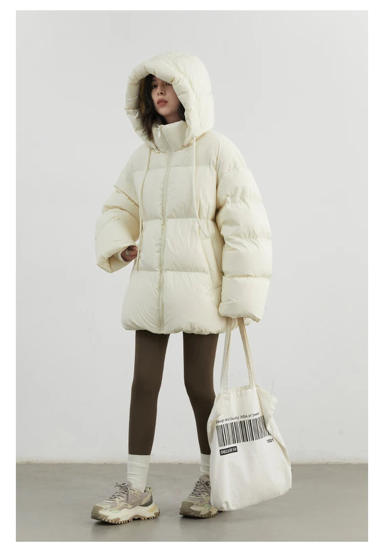 Hooded Puffer Down Coat – Autumn/Winter 2025 Collection
