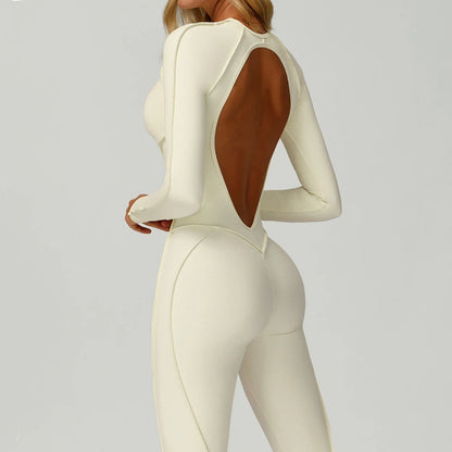Women’s Long Sleeve Yoga Jumpsuit