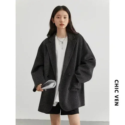 Double-Breasted Wool Coat – Winter 2025