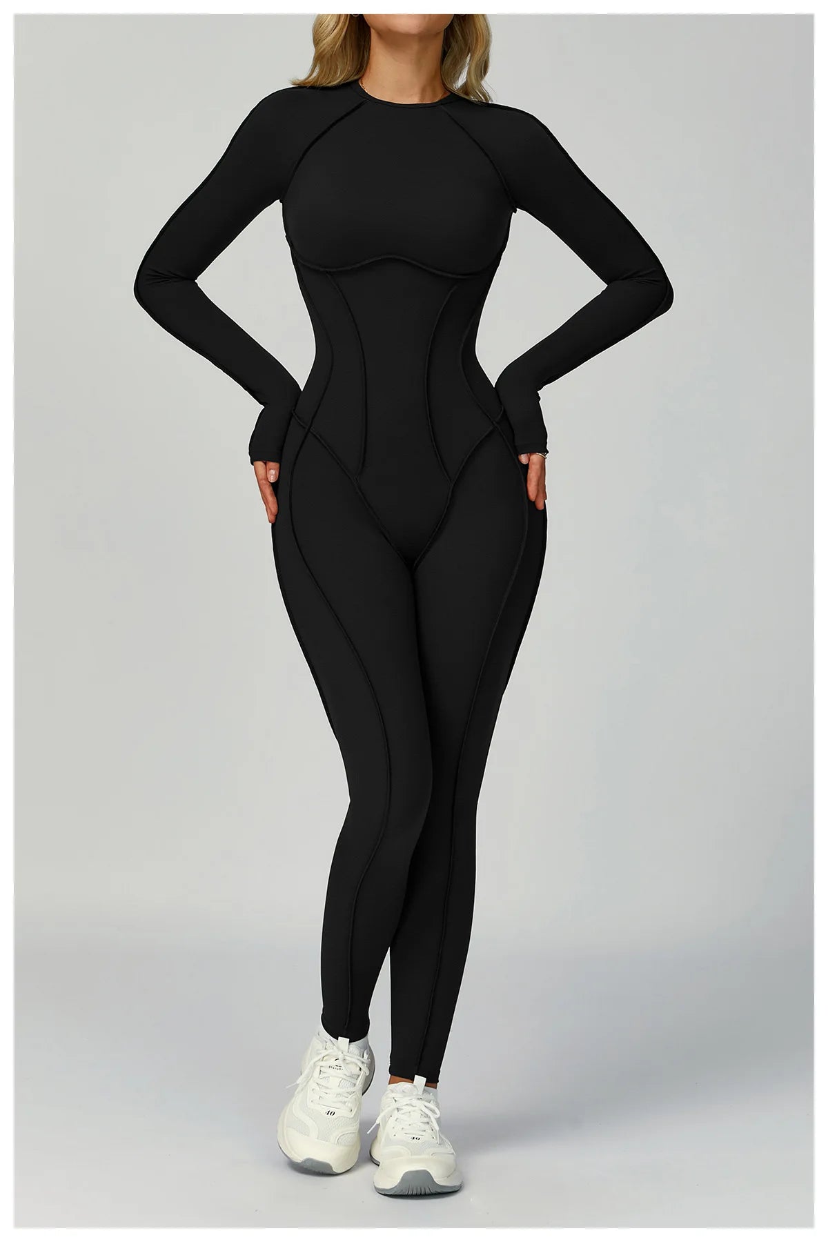 Women’s Long Sleeve Yoga Jumpsuit