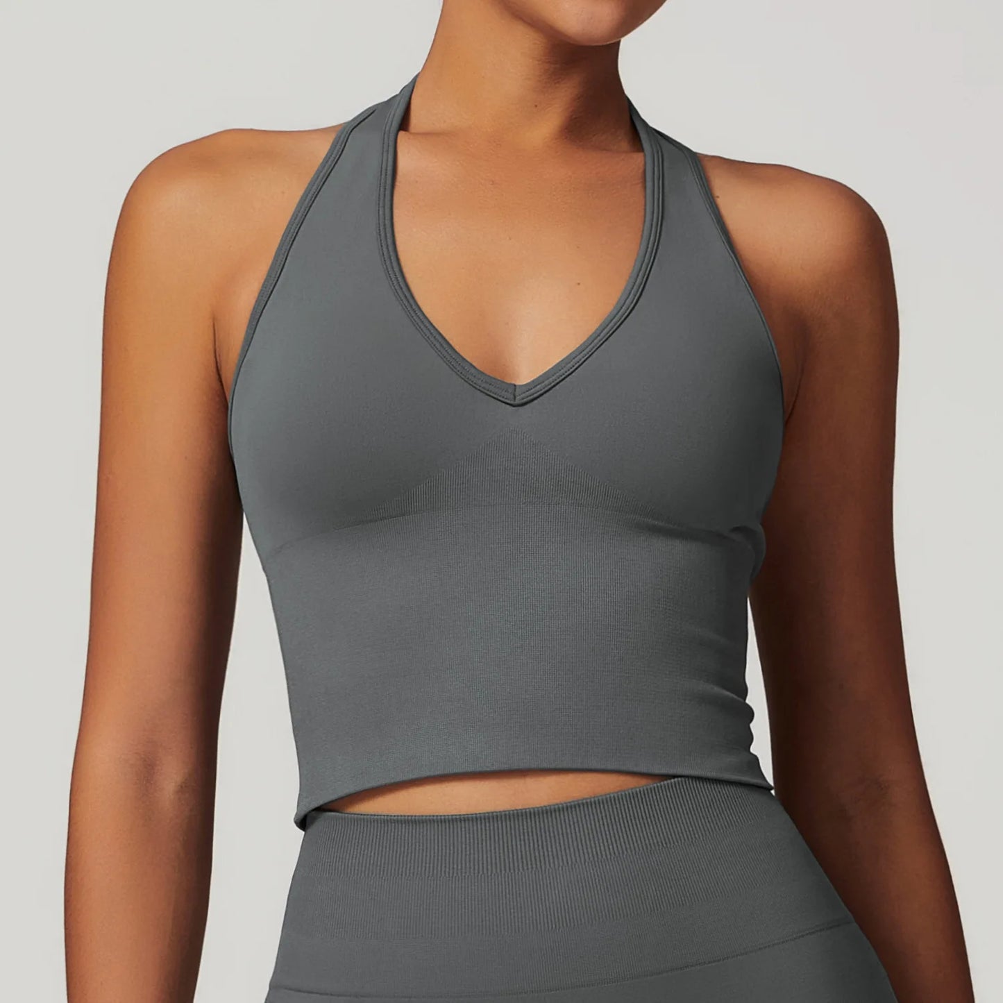 Seamless Push-Up Sports Bra