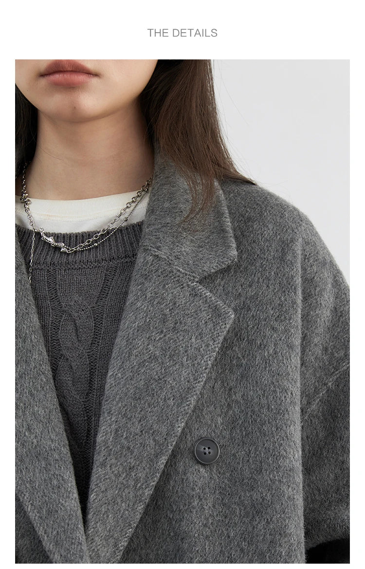 Double-Breasted Wool Coat – Autumn/Winter 2025