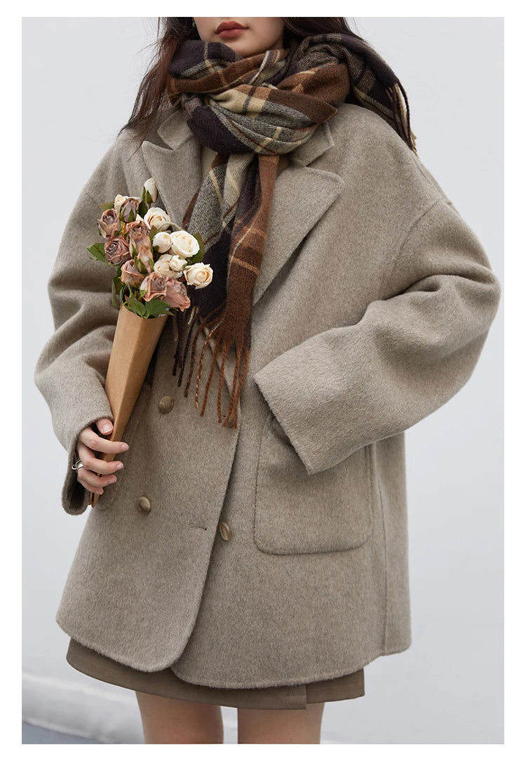 Double-Breasted Wool Coat – Winter 2025