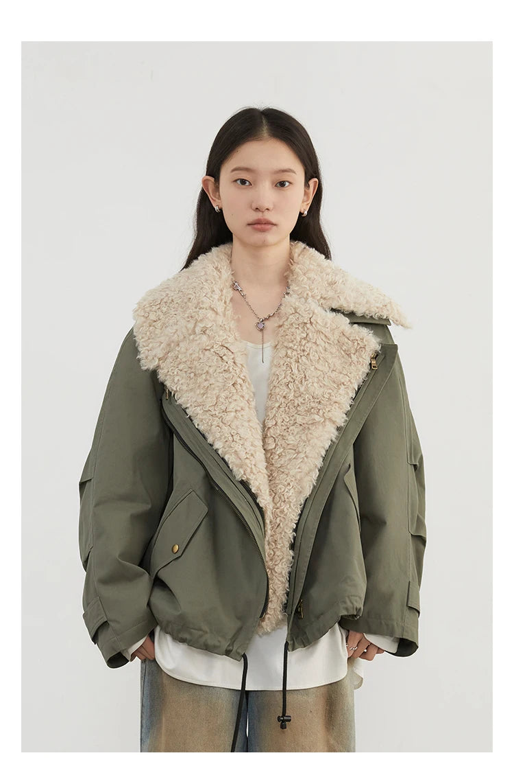 Retro Motorcycle Cotton Jacket – Winter 2025 Collection