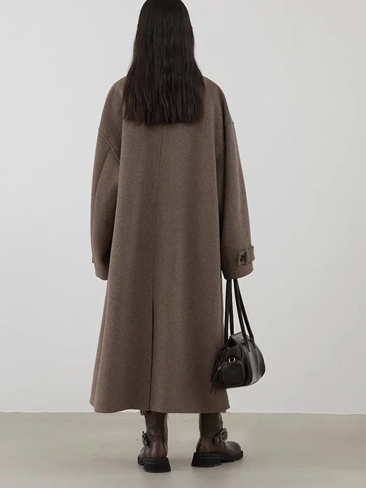 Wool Blend Long Coat – Autumn/Winter 2025 Collection