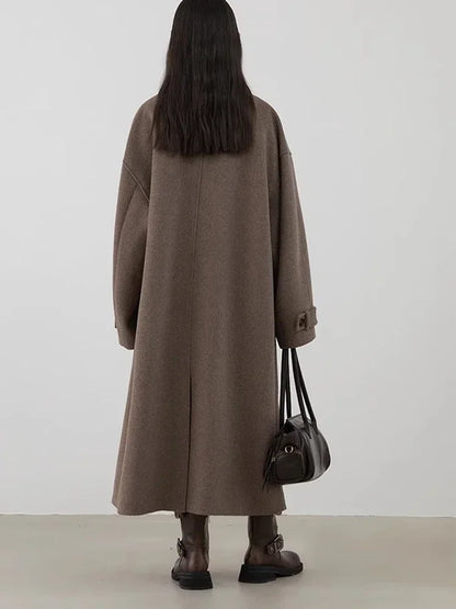 Wool Blend Long Coat – Autumn/Winter 2025 Collection