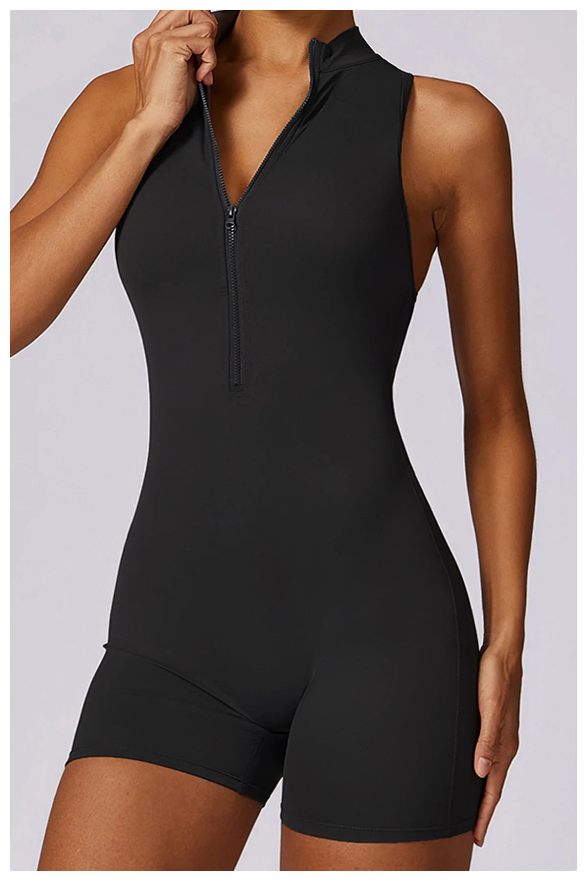 Women’s Zipper Yoga Jumpsuit