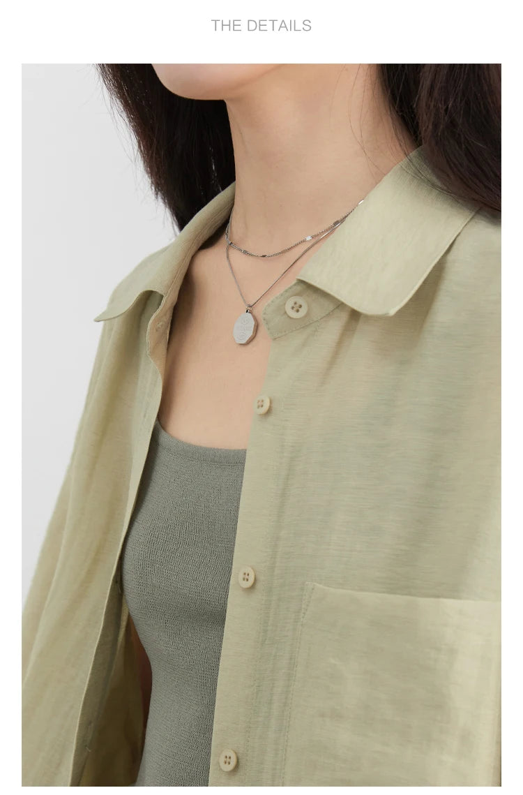 Hollow Back Blouse – Spring/Summer 2025 Collection