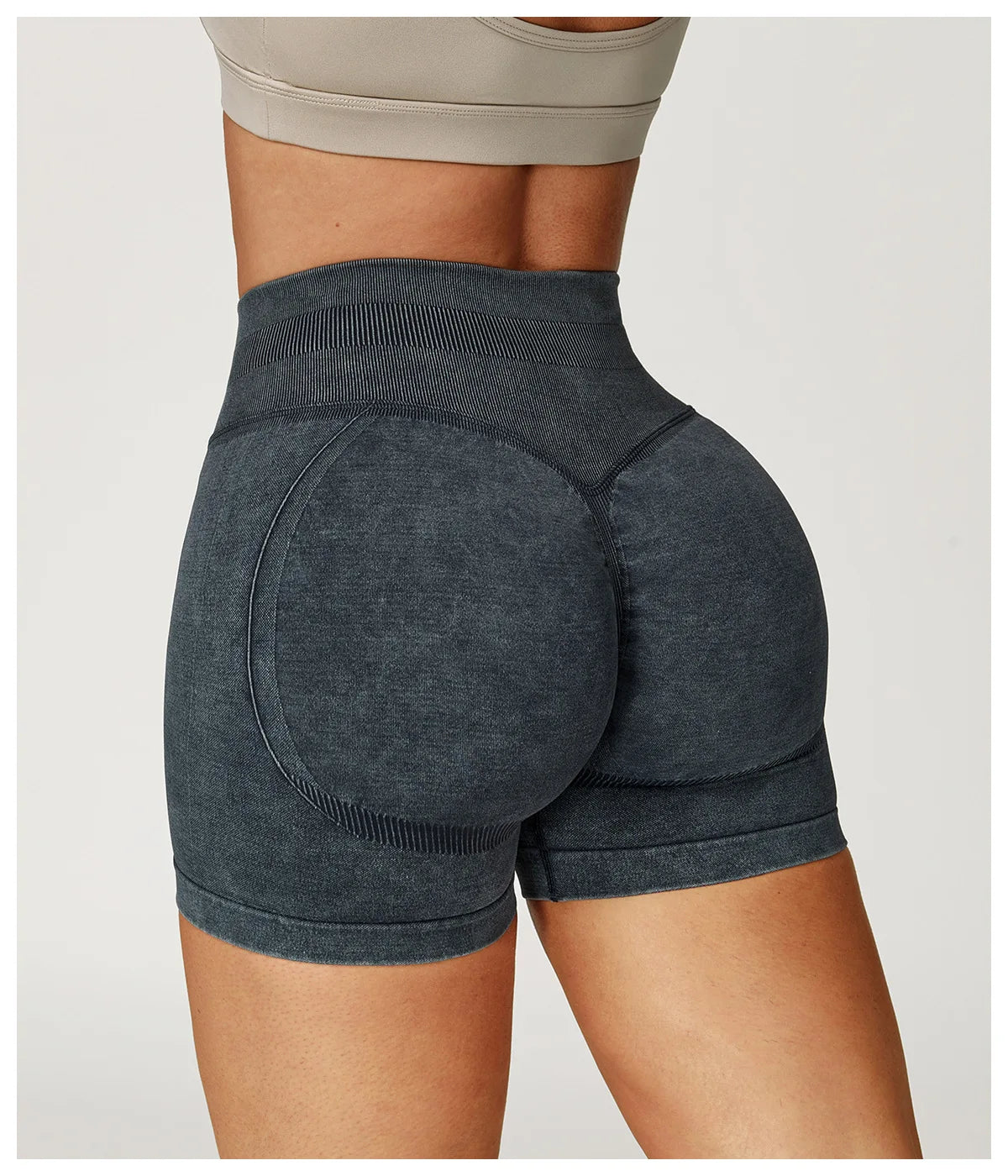 Seamless High Waist Yoga Shorts