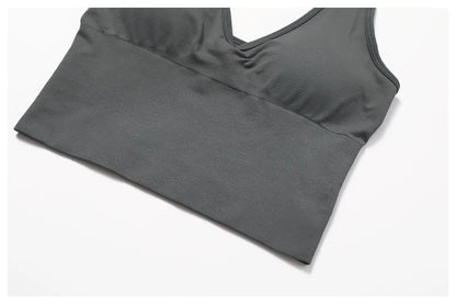 Seamless Push-Up Sports Bra