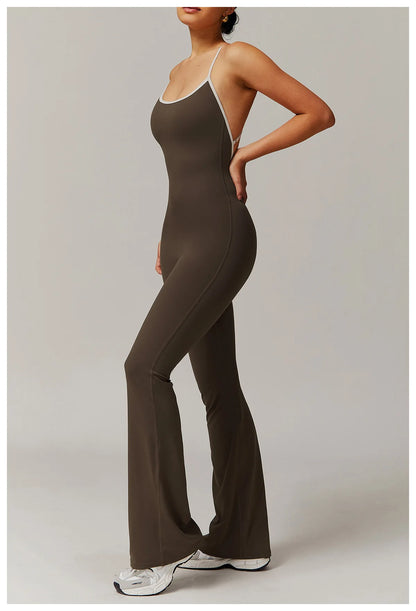 Women’s V-Back Yoga Jumpsuit
