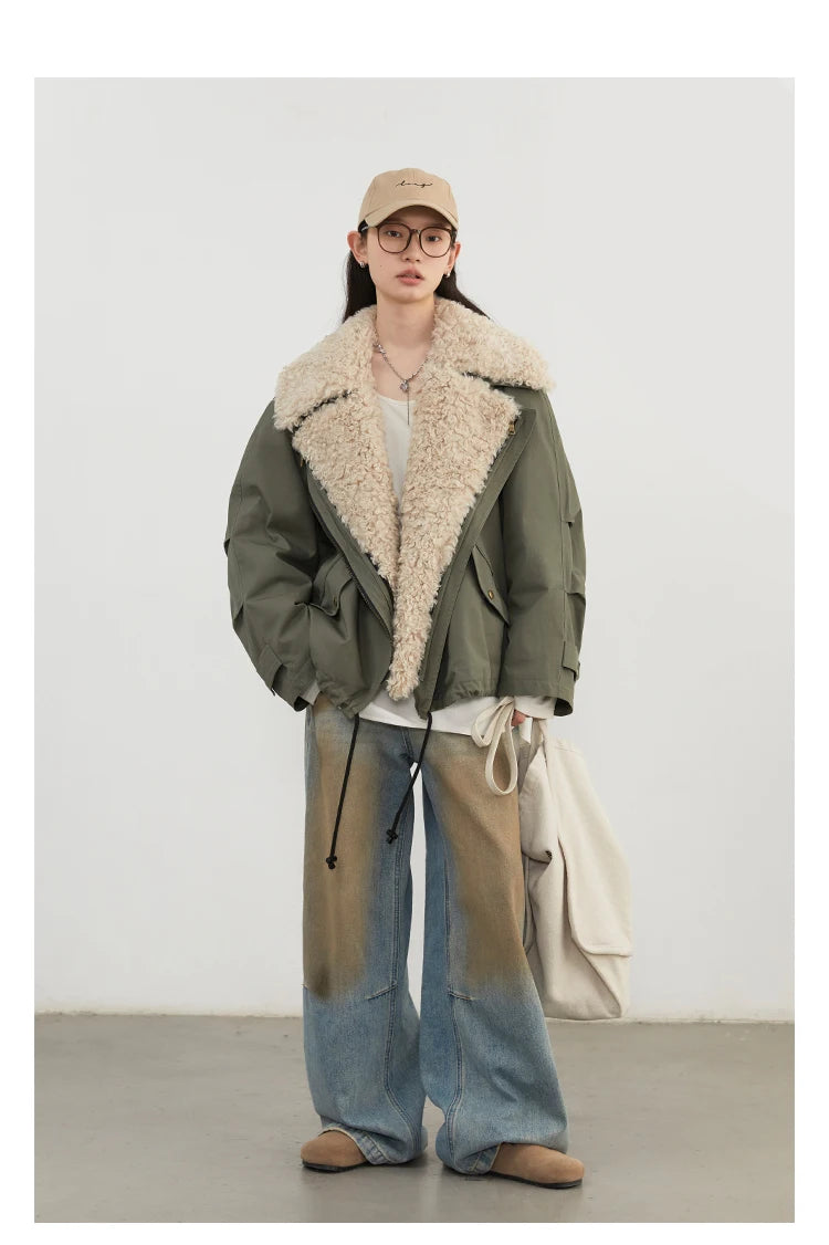 Retro Motorcycle Cotton Jacket – Winter 2025 Collection