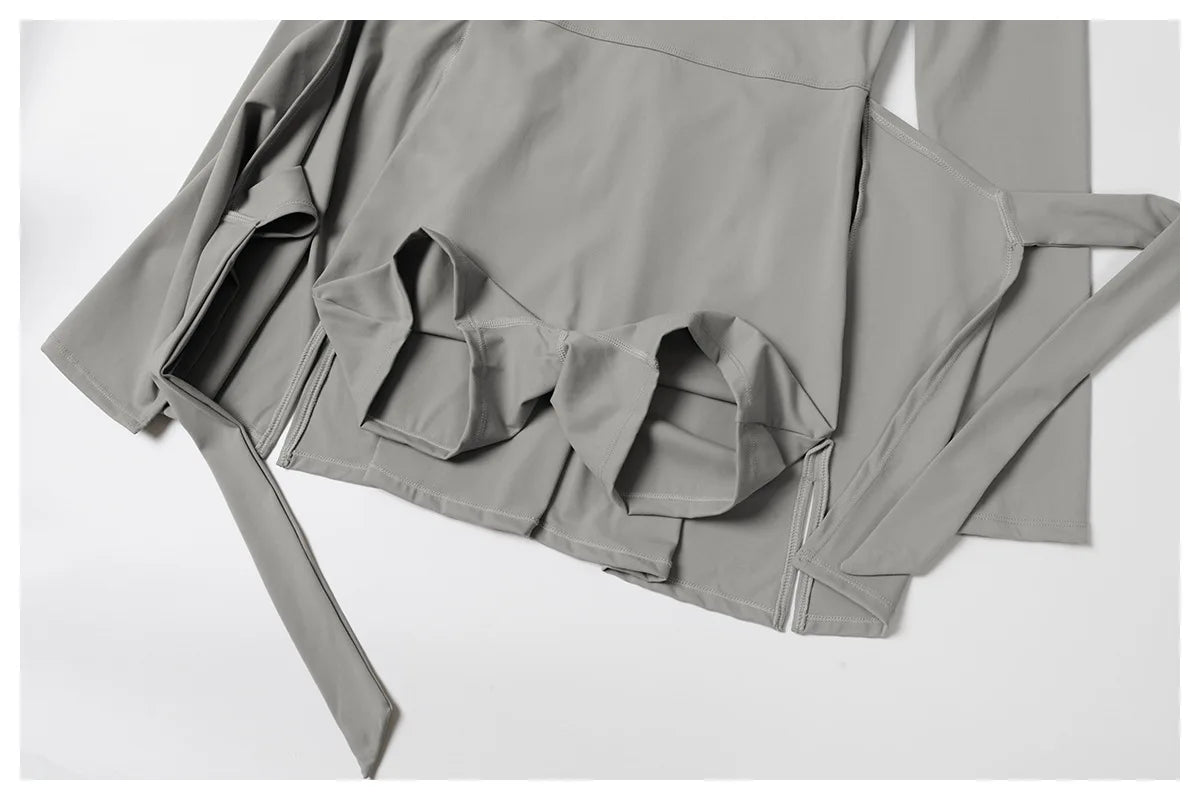 One-Piece Long Sleeve Yoga Jumpsuit