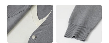 V-Neck Knit Cardigan – Spring 2025