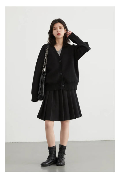 V-Neck Knit Cardigan – Spring 2025