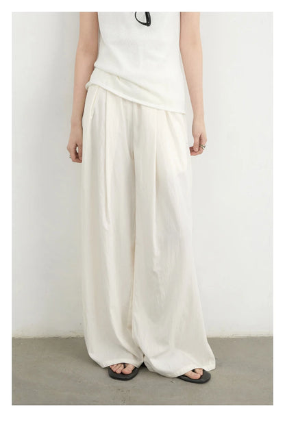 High-Waist Wide Leg Trousers – Spring/Summer 2025 Collection