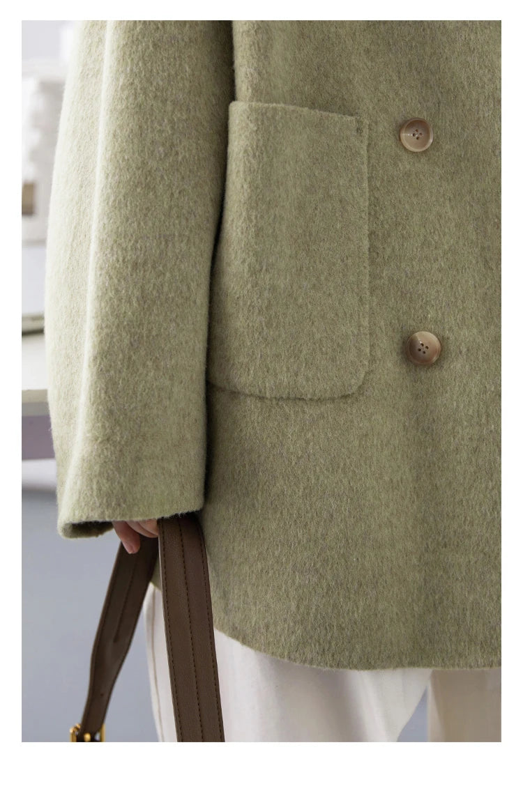 Double-Breasted Wool Coat – Winter 2025