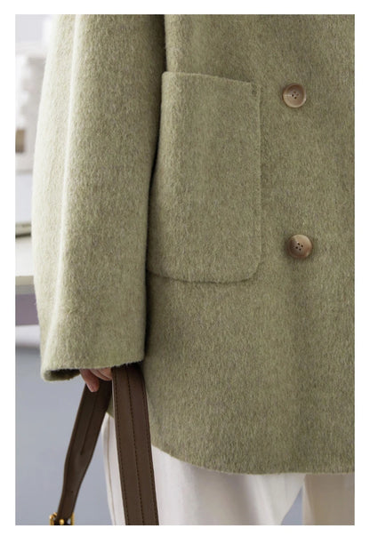 Double-Breasted Wool Coat – Winter 2025
