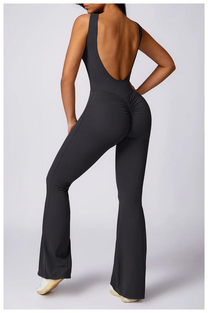 Women’s One-Piece Yoga Jumpsuit – Seamless Training Bodysuit