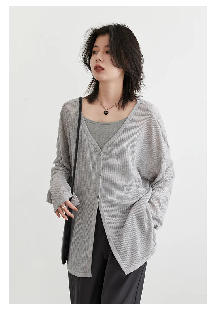 V-Neck Cardigan – Spring/Summer 2025
