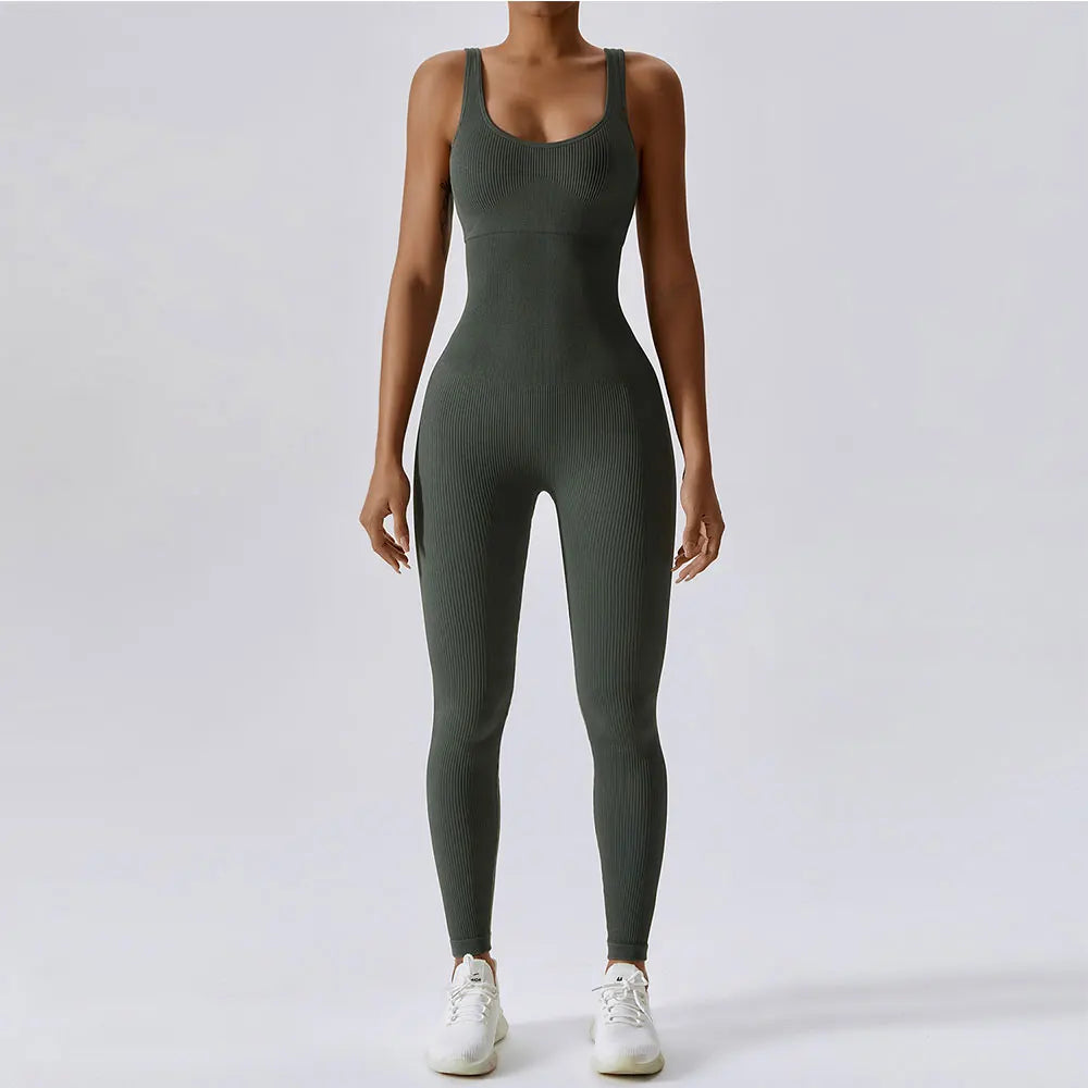 One-Piece Seamless Yoga Suit