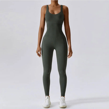 One-Piece Seamless Yoga Suit