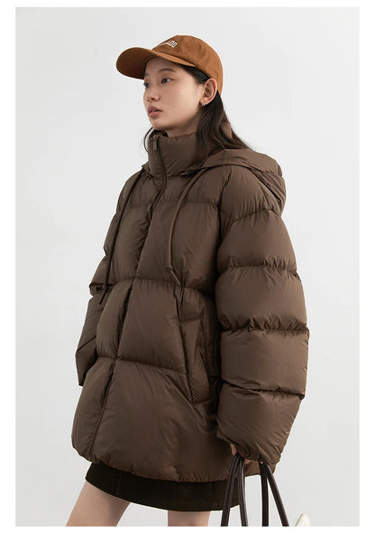 Hooded Puffer Down Coat – Autumn/Winter 2025 Collection