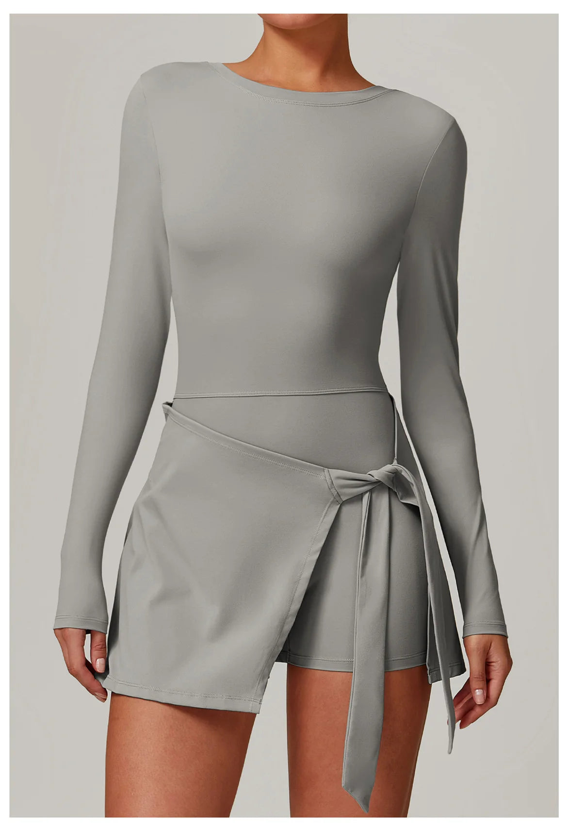 One-Piece Long Sleeve Yoga Jumpsuit