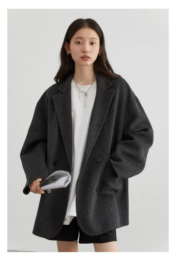 Double-Breasted Wool Coat – Winter 2025