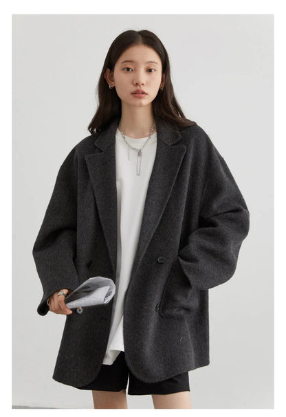 Double-Breasted Wool Coat – Winter 2025