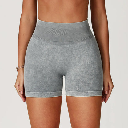 Seamless High Waist Yoga Shorts