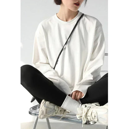 Basic O-Neck Long Sleeve Tee – Spring/Autumn Collection