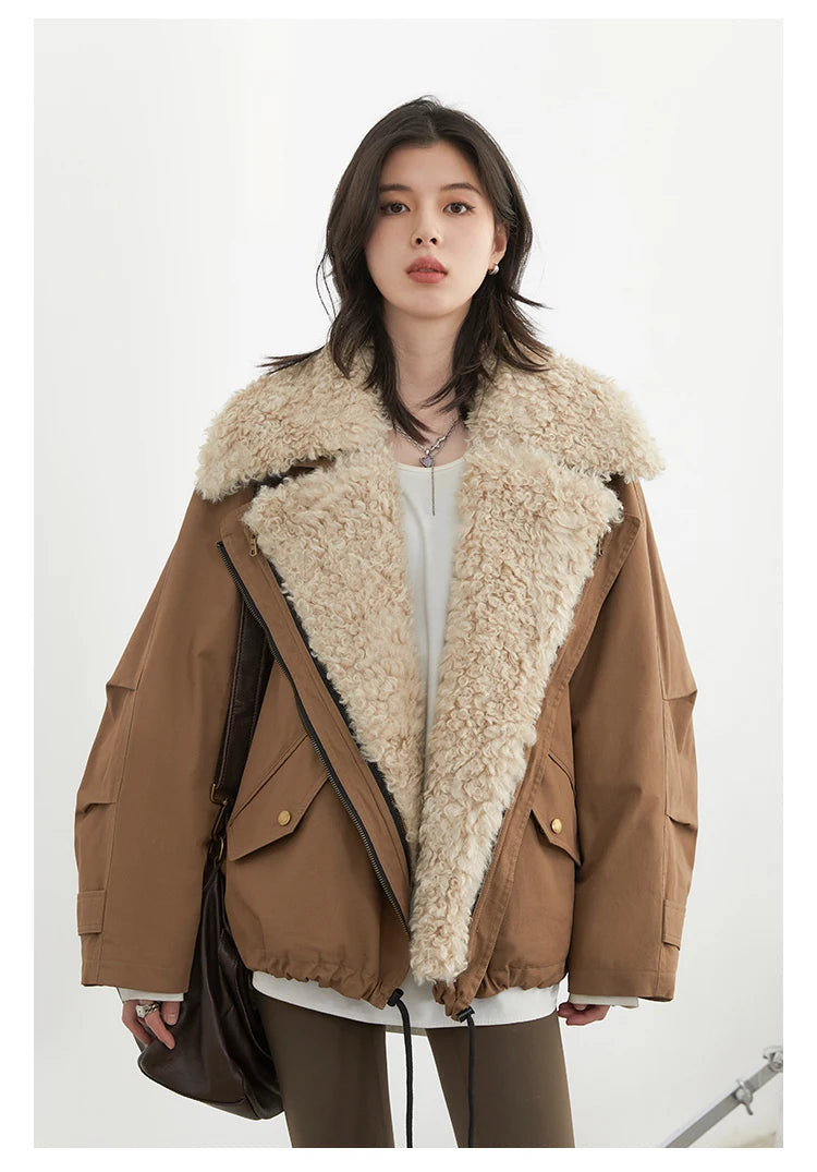 Retro Motorcycle Cotton Jacket – Winter 2025 Collection