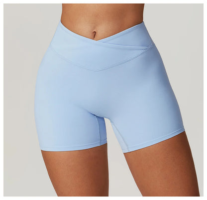 High Waist Push-Up Yoga Shorts