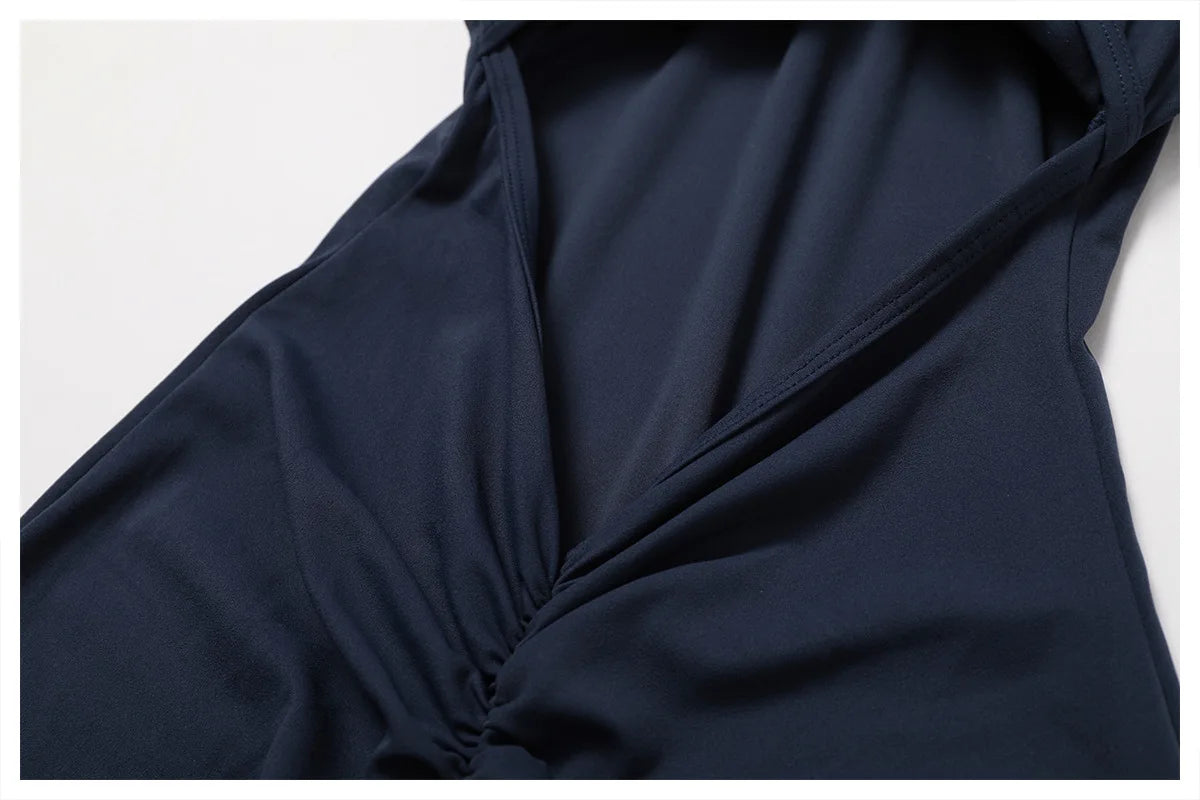 Women’s Gym Training Jumpsuit – Seamless Push-Up Yoga Bodysuit