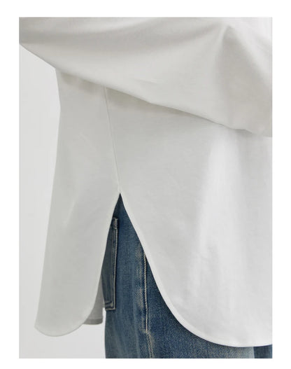 Casual U-Neck Long Sleeve Tee – Spring/Autumn 2025 Collection