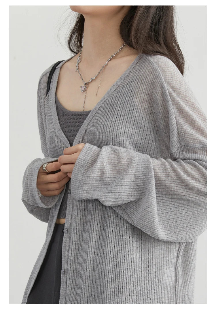 V-Neck Cardigan – Spring/Summer 2025