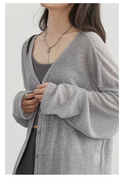 V-Neck Cardigan – Spring/Summer 2025