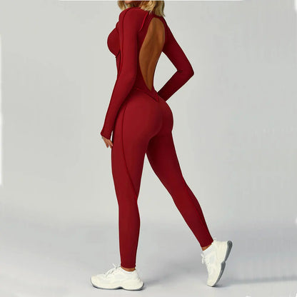 Women’s Long Sleeve Yoga Jumpsuit